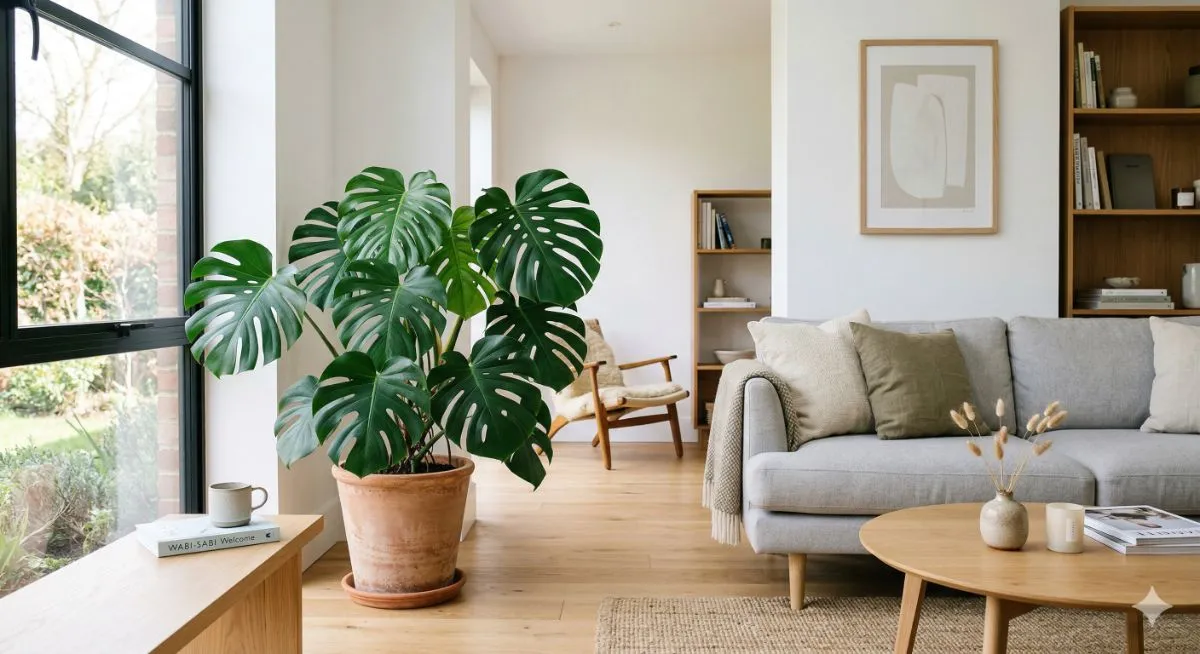 มอนสเตอร่า (Monstera): สร้างสรรค์มุมมินิมอลให้ใบฉีกสวย โตไว แม้ในพื้นที่จำกัด