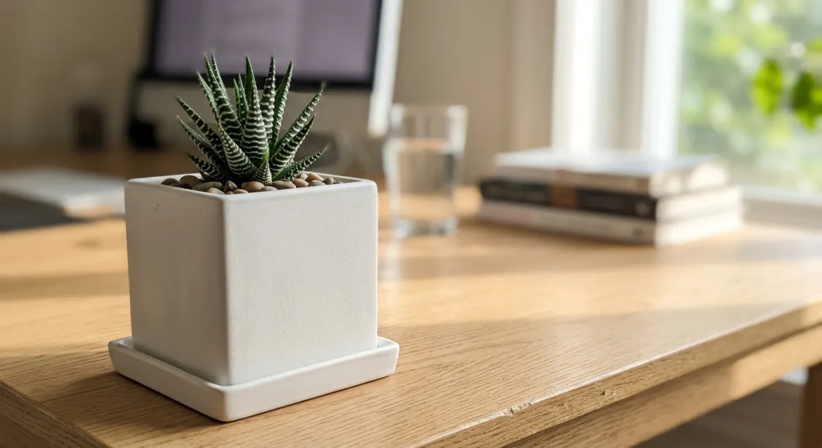 เปลี่ยนมุมทำงานให้ Cozy ด้วย 'กระถาง ML' ทรงสี่เหลี่ยมจานสูง — มินิมอลแบบที่ใจต้องการครับ