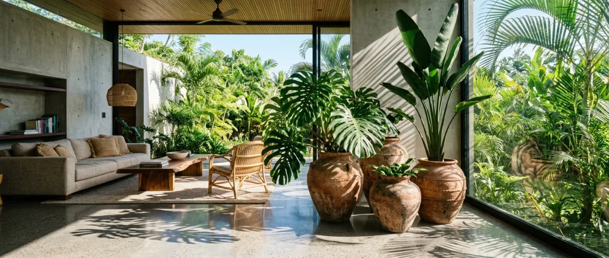 Ceramic Artistry: ยกระดับสเปซด้วยงานเซรามิกและพรรณไม้สไตล์ Modern Tropical