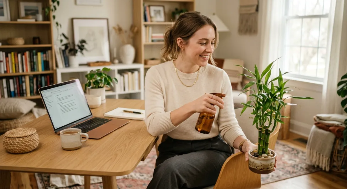 Lucky & Auspicious: Enhancing Wealth and Feng Shui with Office Desk Plants