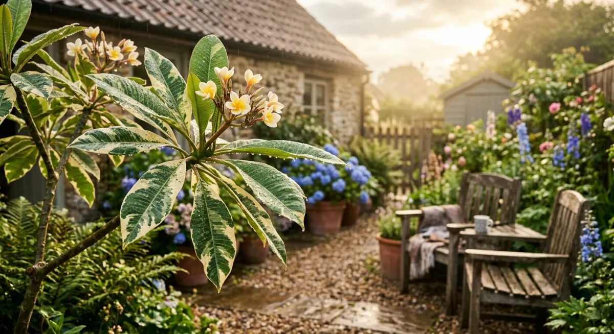 Rainy Cottagecore Garden: เนรมิตสวนหลังบ้านให้เป็นสไตล์ชนบทโรแมนติกด้วยไม้ดอกฤดูกาลและลีลาวดีด่างท่ามกลางสายฝน